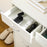 Narrow Shoe Storage with 2 Flip Drawers and Adjustable Shelves Shoe Cabinet Organizer for 12 Pairs of Shoes, White