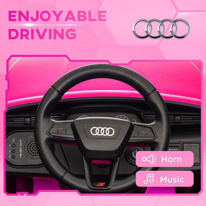 Audi Q8 e-tron Sportback Kids Electric Car w/ Remote - Pink