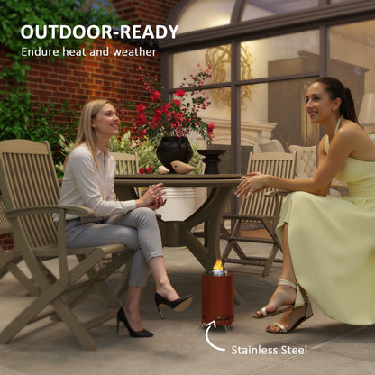 Stainless Steel Smokeless Wood Burning Firepit Garden Fire Pit