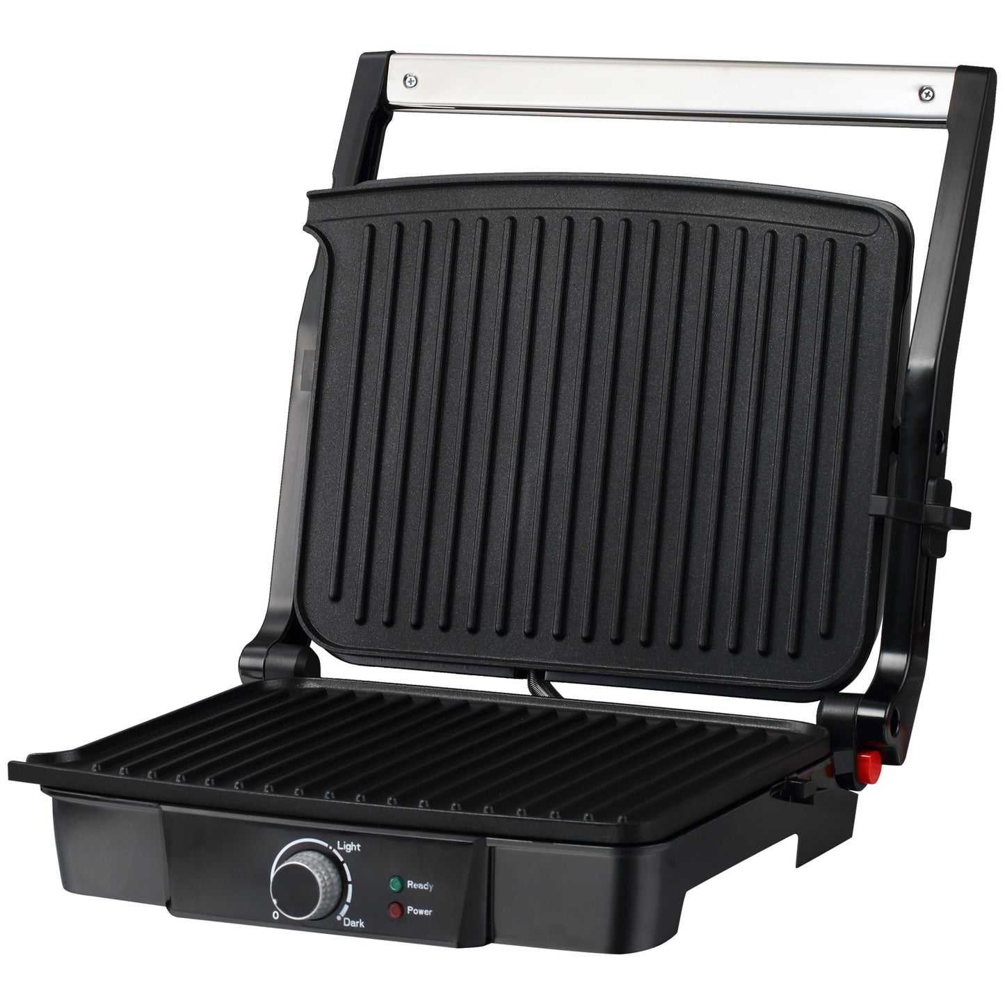 Health Grill & Panini Press, 4 Slice Toastie Machine, 2000W Electric Non-stick Grill with 180√Ç¬∞ Flat Open, Drip Tray and Adjustable Temperature