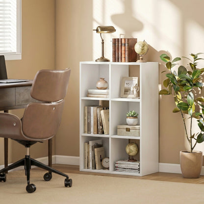 Industrial Storage Shelf, Bookcase, Bookshelf, White Wood Effect