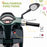 Vespa Licensed 12V Kids Electric Bike w/ 2 Training Wheels, Black