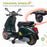 Vespa Licensed 12V Kids Electric Bike w/ 2 Training Wheels, Black