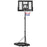 2.3-3.05m Basketball Hoop and Stand with Weighted Base and Wheels