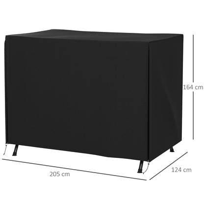 Garden Furniture Protector Patio Swing Chair Cover Black
