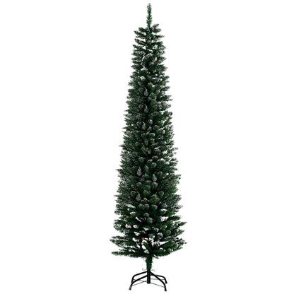 6FT Artificial Snow Dipped Christmas Tree Home Indoor Decoration Green