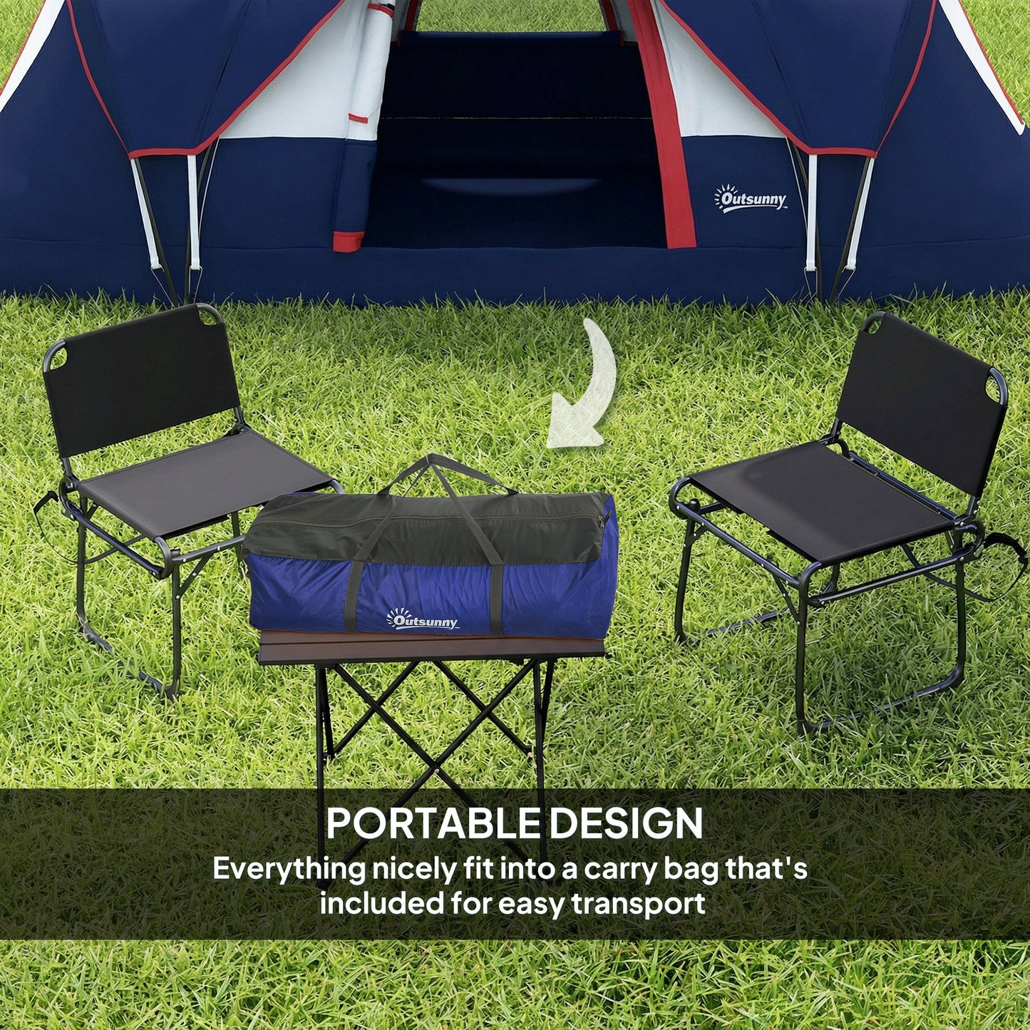 5-6 Man Camping Tent, Water Resistant Hiking Shelter