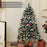 5ft Artificial Pine Christmas Tree with Pinecones, Steel Base