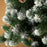 5ft Artificial Pine Christmas Tree with Pinecones, Steel Base