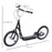 Teen Scooter Children Stunt Scooter W/ 16" Tyres Adjustable Height, Black