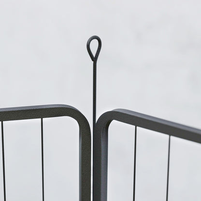 Dog Pen, 12 Panels Puppy Pen for Large Dogs, 100cm High, Black