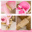 2 In 1 Plush Baby Ride on Rocking Horse Elephant Rocker with Wheels Wooden Toy for Kids 32 Songs (Pink)