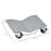 2PCS 680kg Car Wheel Dollies with Swivel Casters, Wheel Dolly, Grey