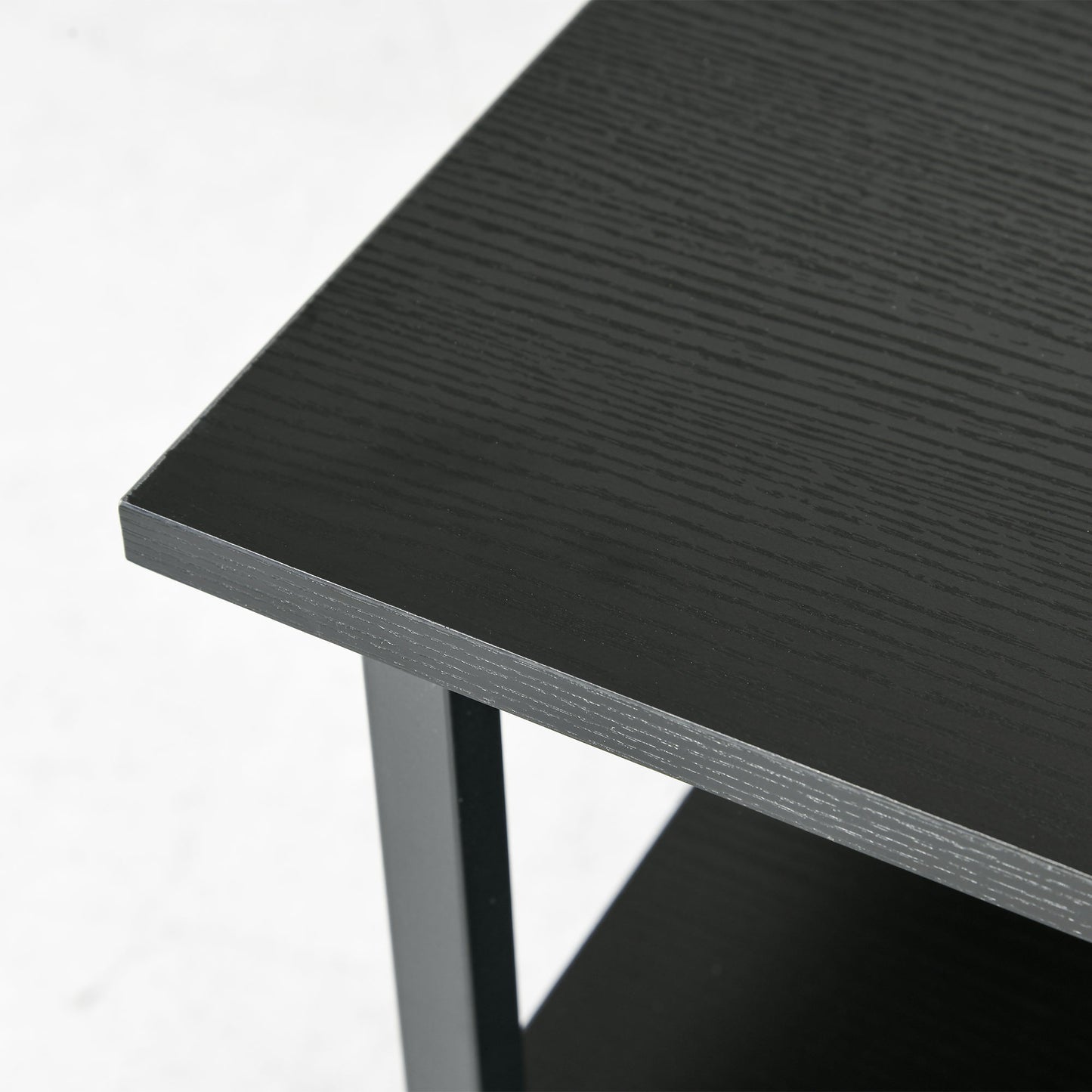 Mobile Printer Stand with Storage Printer Table for Home Office Black