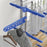 4-Tier Large Clothes Airer Stainless Steel Clothes Drying Rack Blue