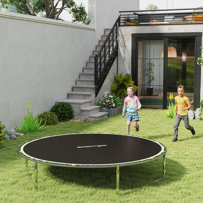 Trampoline Mat with 54 V-Hooks, for 10ft Trampoline, Green