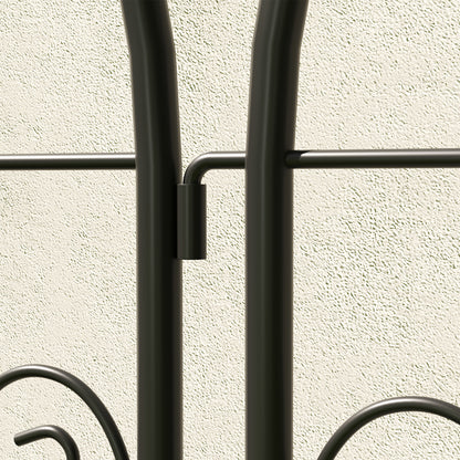 Set of 2 Metal Garden Trellis, Outdoor Trellis Panels, 180 x 50cm