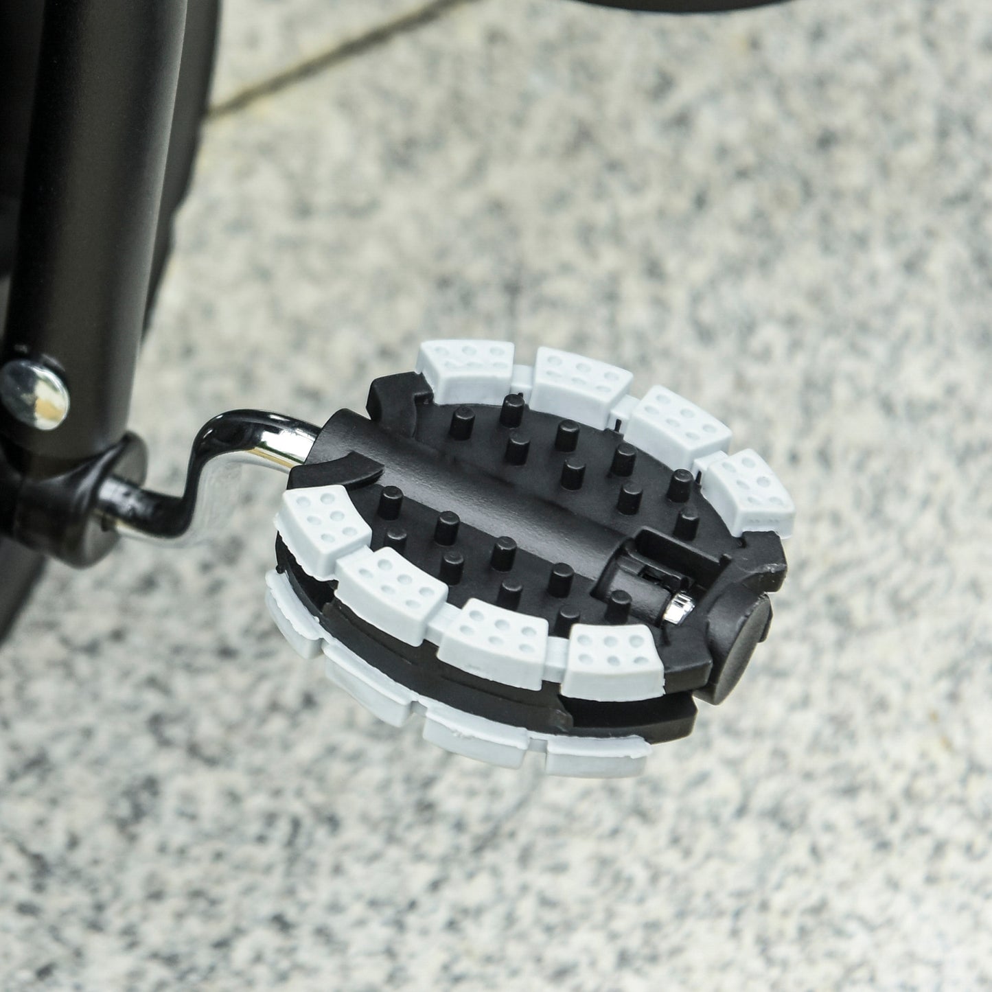 Toddler Bike Push Along Trike, 2-in-1 Cloth Tricycle Stroller w/ Push Handle, Detachable Guardrail & Storage Bag, Grey