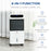 32" Mobile Air Cooler, Evaporative Anion Ice Cooling Fan Water Conditioner Humidifier Unit w/3 Modes, Remote Controller, Timer for Home Bedroom