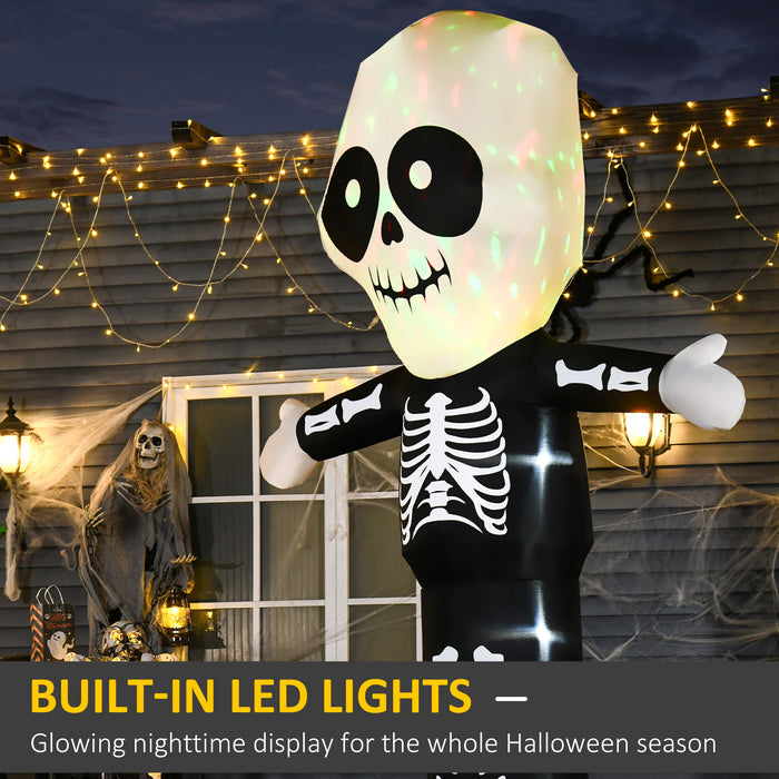 3m Halloween Inflatable Skeleton Ghost Decoration Lighted Indoor Outdoor