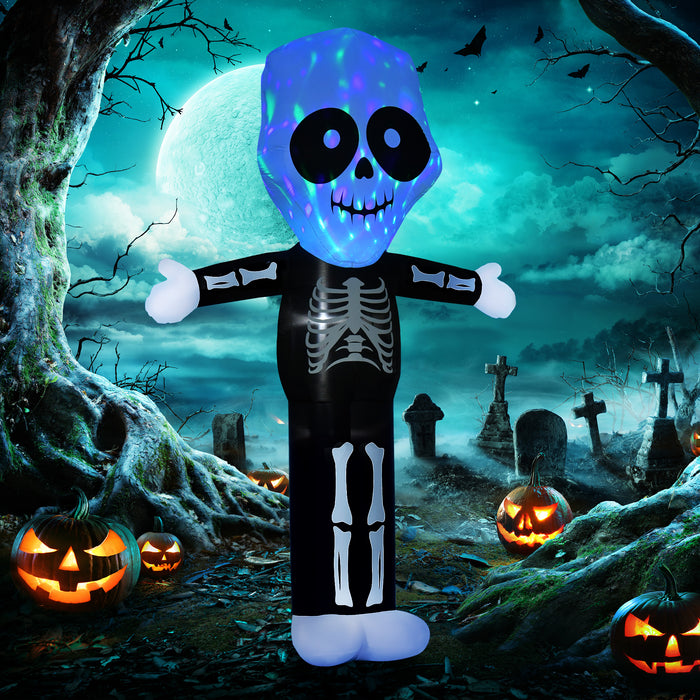 3m Halloween Inflatable Skeleton Ghost Decoration Lighted Indoor Outdoor