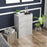 High Gloss 4 Drawer Chest Of Drawers,4-Drawer Storage Cabinets, Modern Dresser, Storage Drawer Unit for Bedroom, White