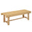 2-seater Outdoor Indoor Garden Wooden Bench Patio Loveseat Fir 110L x 38W x 35H cm Natural