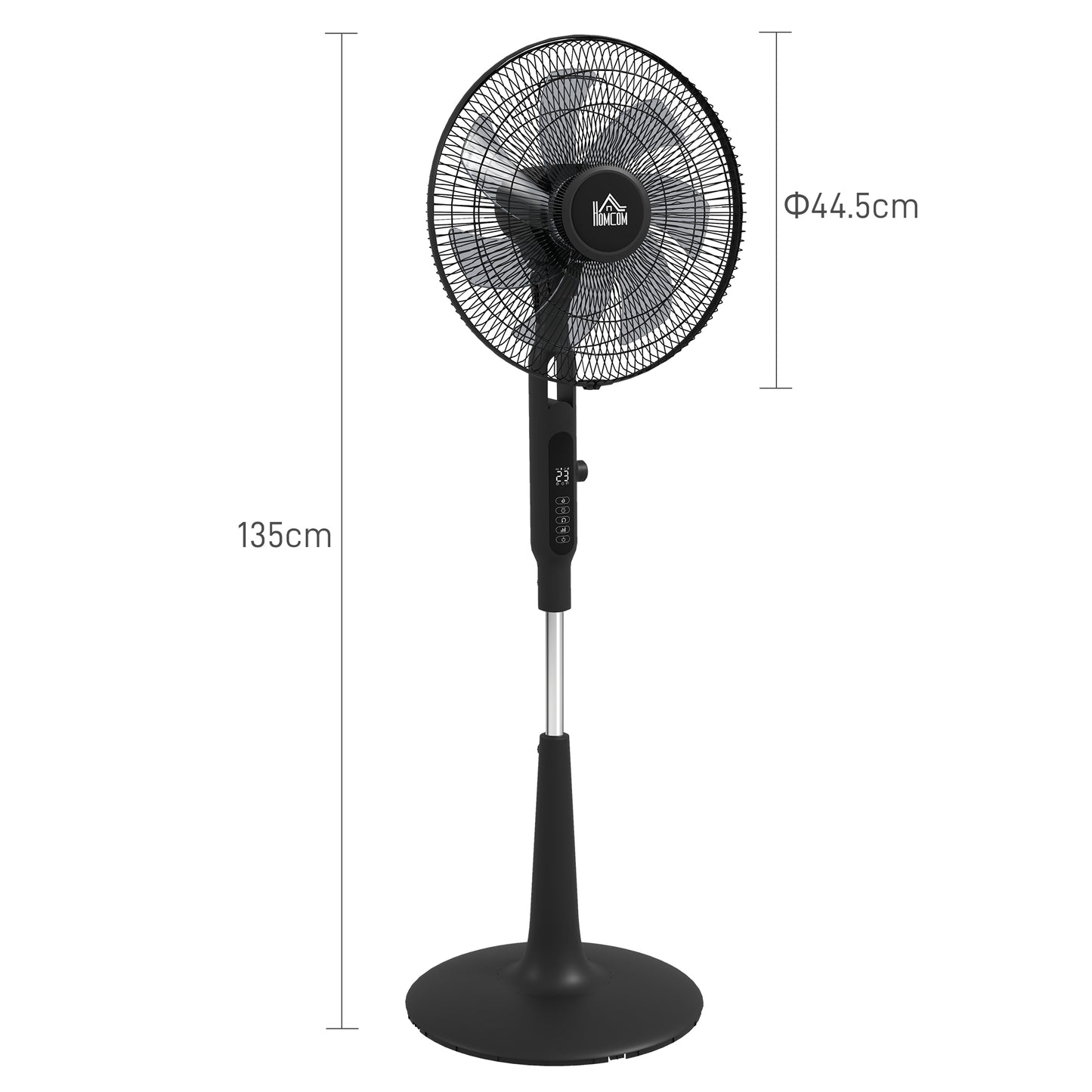 Standing Fan with 75 Degree Oscillation Mosquito Repellent Function