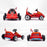 6V Electric Go Kart w/ Music, Light, Horn, for 3-5 Years, Red