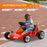 6V Electric Go Kart w/ Music, Light, Horn, for 3-5 Years, Red