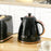 Electric Kettle, Fast Boil, 1.7L, 3kW, Swivel, Auto Shut-off, Black