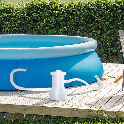 Swimming Pool Filter Pump with Cartridge for 13'-15' Above Ground Pools