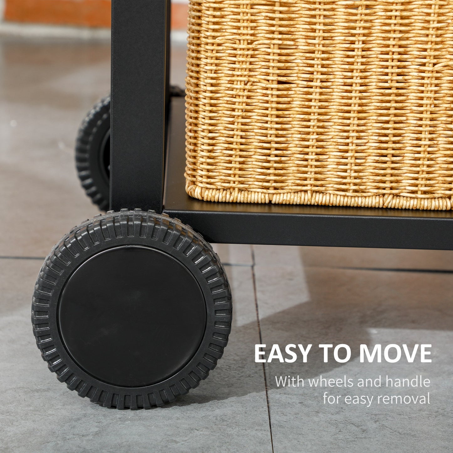 Adjustable Charcoal Pan BBQ, with Thermometer and Warming Rack