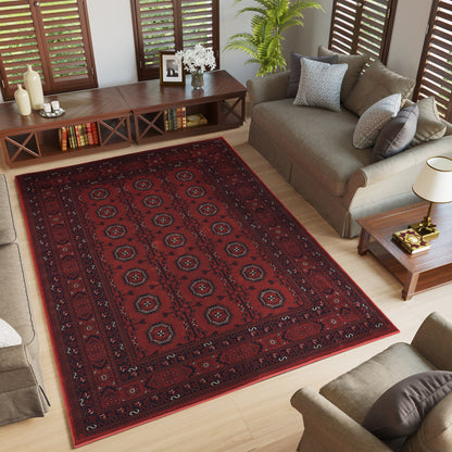 Yasmin Traditional Bukhara Indoor Living Room Area Rug - Classic Oriental Style