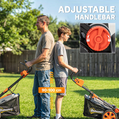 18V Cordless Lawnmower with 2 x 4Ah Batteries and Charger