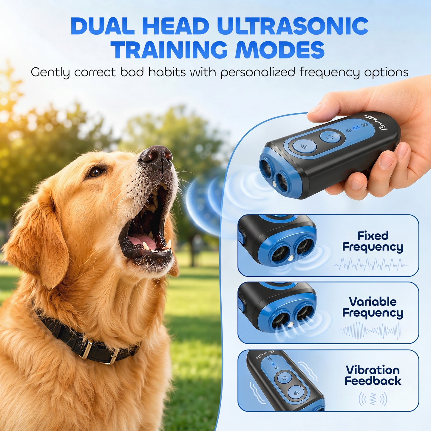 Anti Barking Device for Dogs, Ultrasonic Stop Dog Barking Device