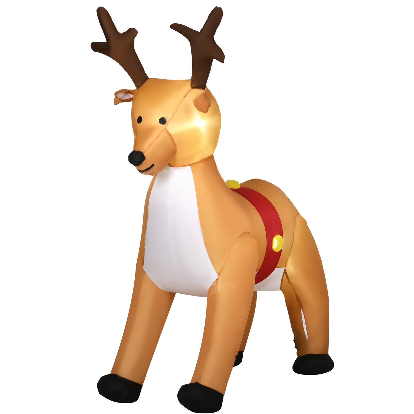 6ft Christmas Inflatable Reindeer Decoration Xmas Indoor Outdoor Lights