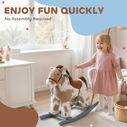 Baby Rocking Horse, Animal Rocker with Sound and Toy