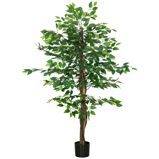 150cm Artificial Tree Ficus for Indoor Home Decor, Fake Tree