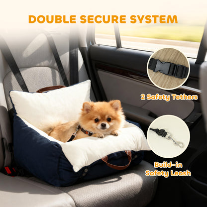 Dog Car Seat, Cosy Pet Car Booster Seat for Small Dog Under 5 KG