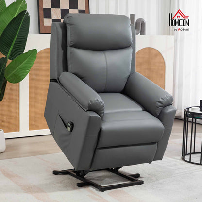 Power Lift Chair Electric Riser Armchair with Remote Control, Grey