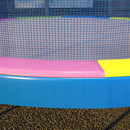 12FT Trampoline Pad Spring Cover, Waterproof, Multi-Colored