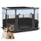 Portable Dog Pen for Puppies, Rabbits, Kittens, Guinea Pigs - Grey