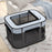 Portable Dog Pen for Puppies, Rabbits, Kittens, Guinea Pigs - Grey