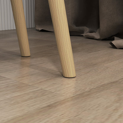 Side Table Set of 2, Modern End Coffee Bedside Tables Grey Natural