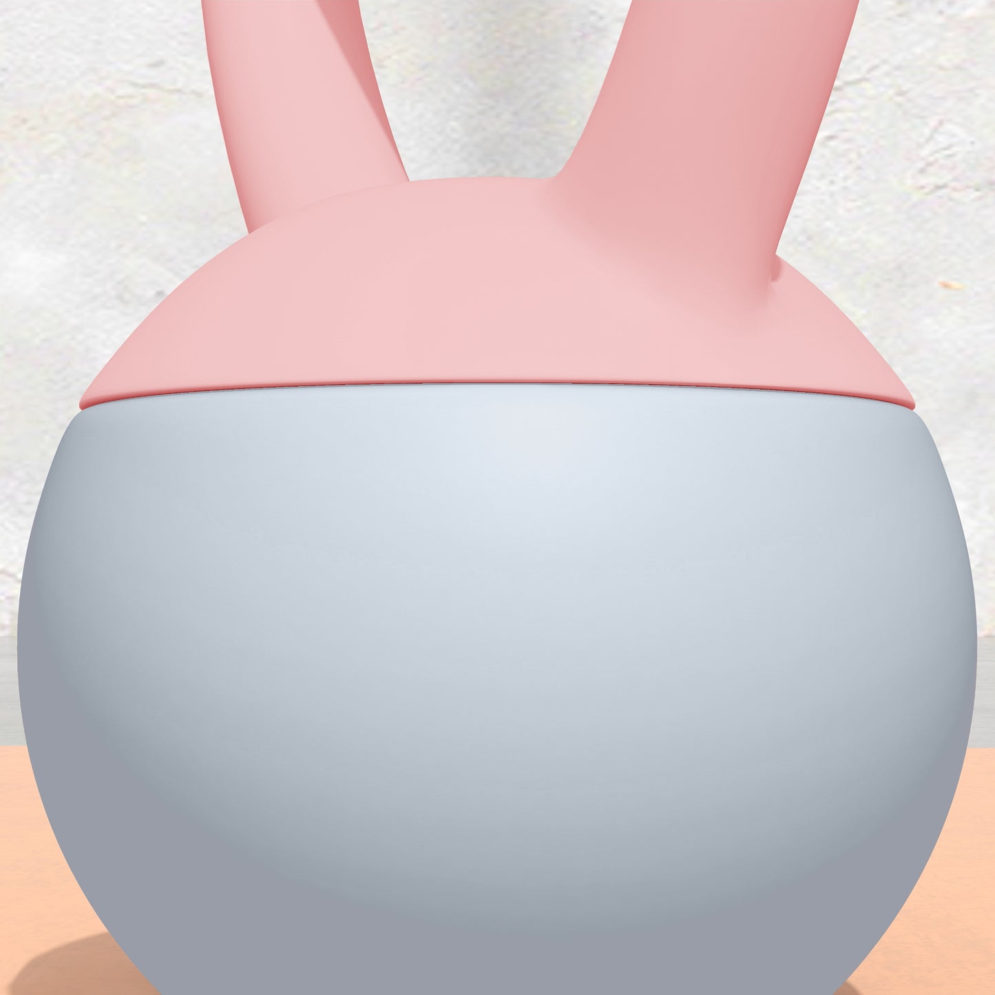 4KG Kettlebell with Soft Body and Non-Slip Handle, Pink and Grey