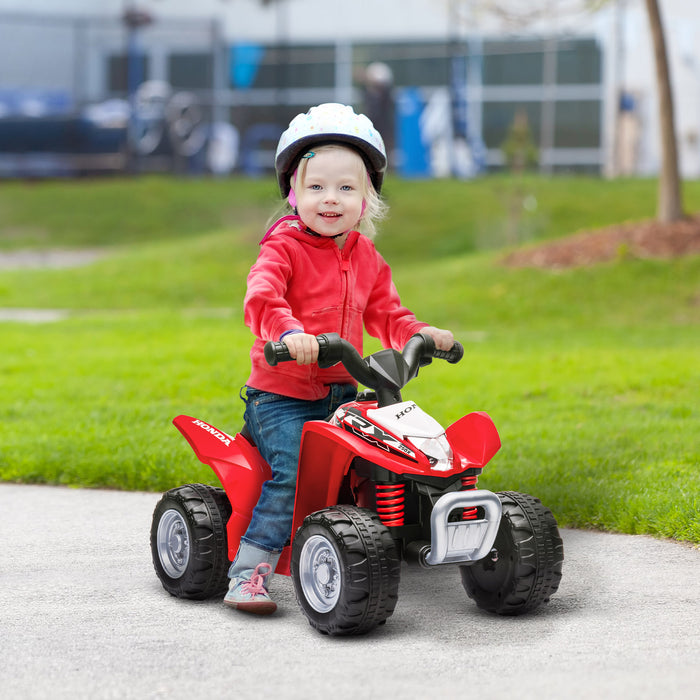 Honda Licensed Kids Electric Quad Bike 6V ATV 1.5-3 Years Red