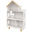 ZONEKIZ 3 Tier Toy Storage Shelf with 6 Cubby White