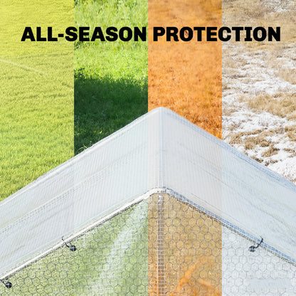 3 x 5m Waterproof Tarpaulin, 140GSM Tear-Resistant PE Tarp