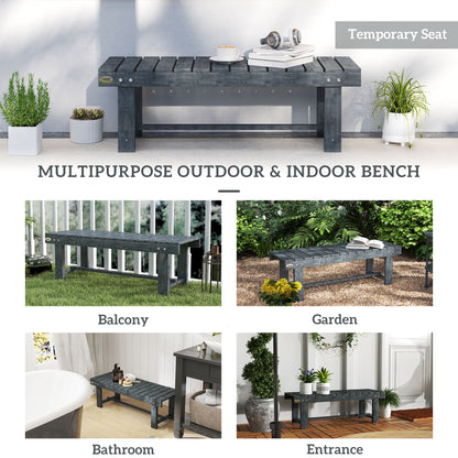1.1M Outdoor Garden Bench Patio Loveseat Fir Wood 2 Person